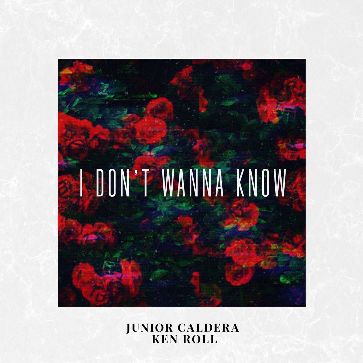 I Don't Wanna Know - Single by Junior Caldera & Ken Roll album cover