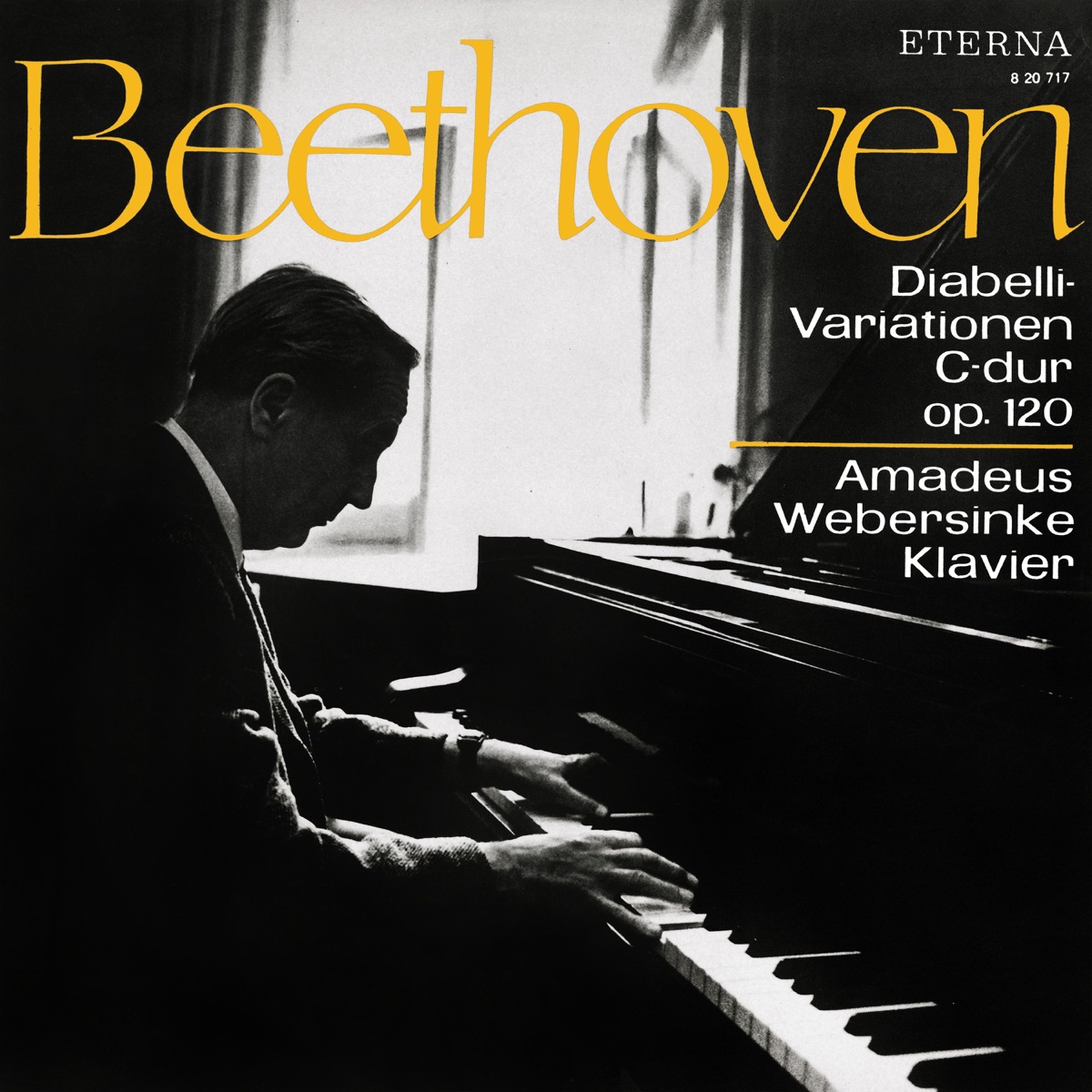 Beethoven: Diabelli Variations by Amadeus Webersinke album cover