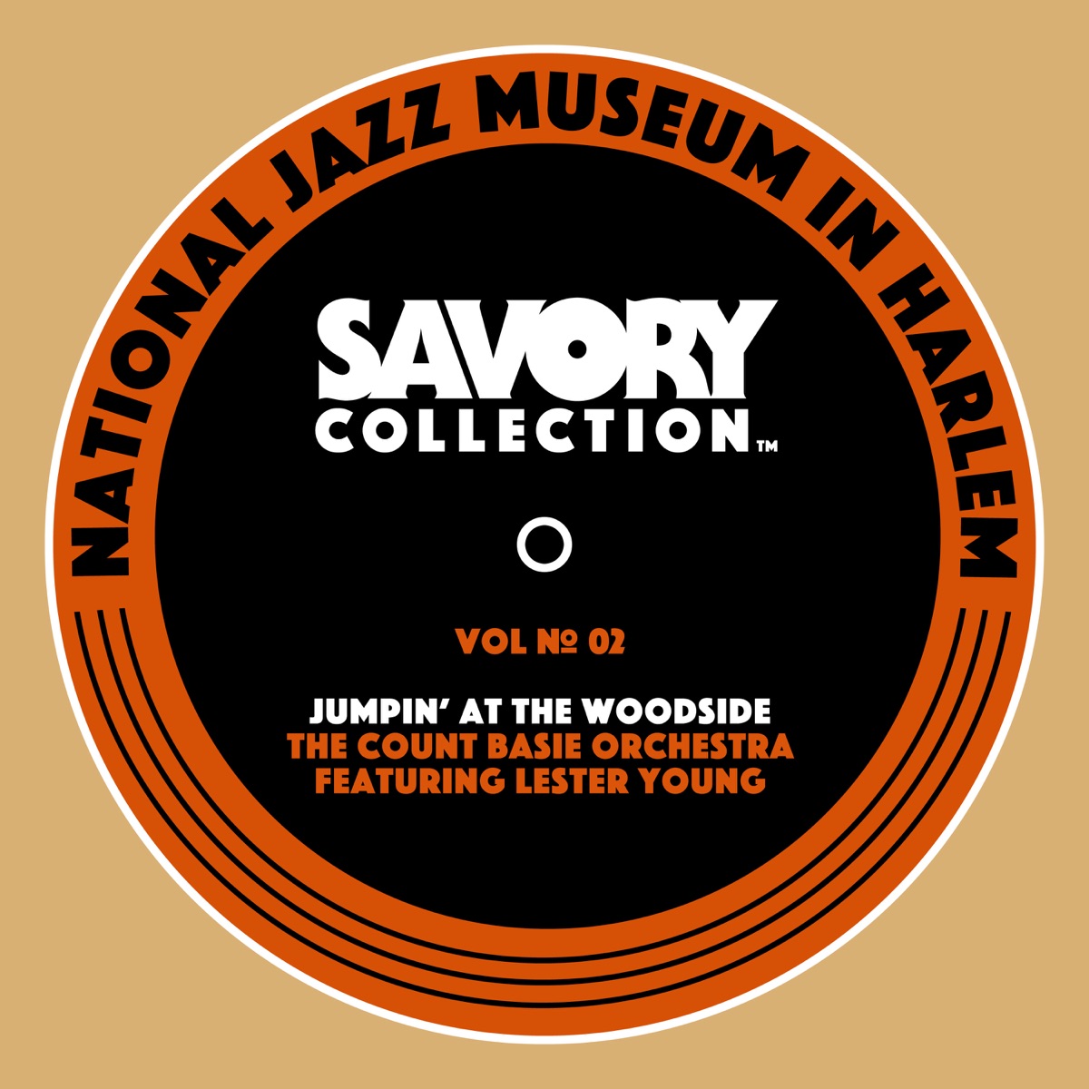The Savory Collection, Vol. 2 - Jumpin' at the Woodside: The Count Basie Orchestra (feat. Lester Young) by The Count Basie Orchestra album cover