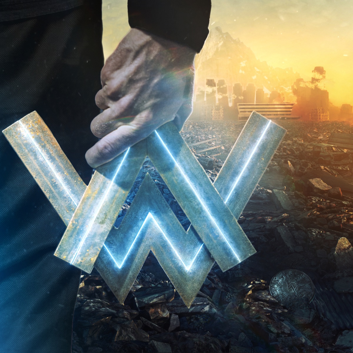 All Falls Down - Single by Alan Walker, Noah Cyrus & Digital Farm Animals album cover
