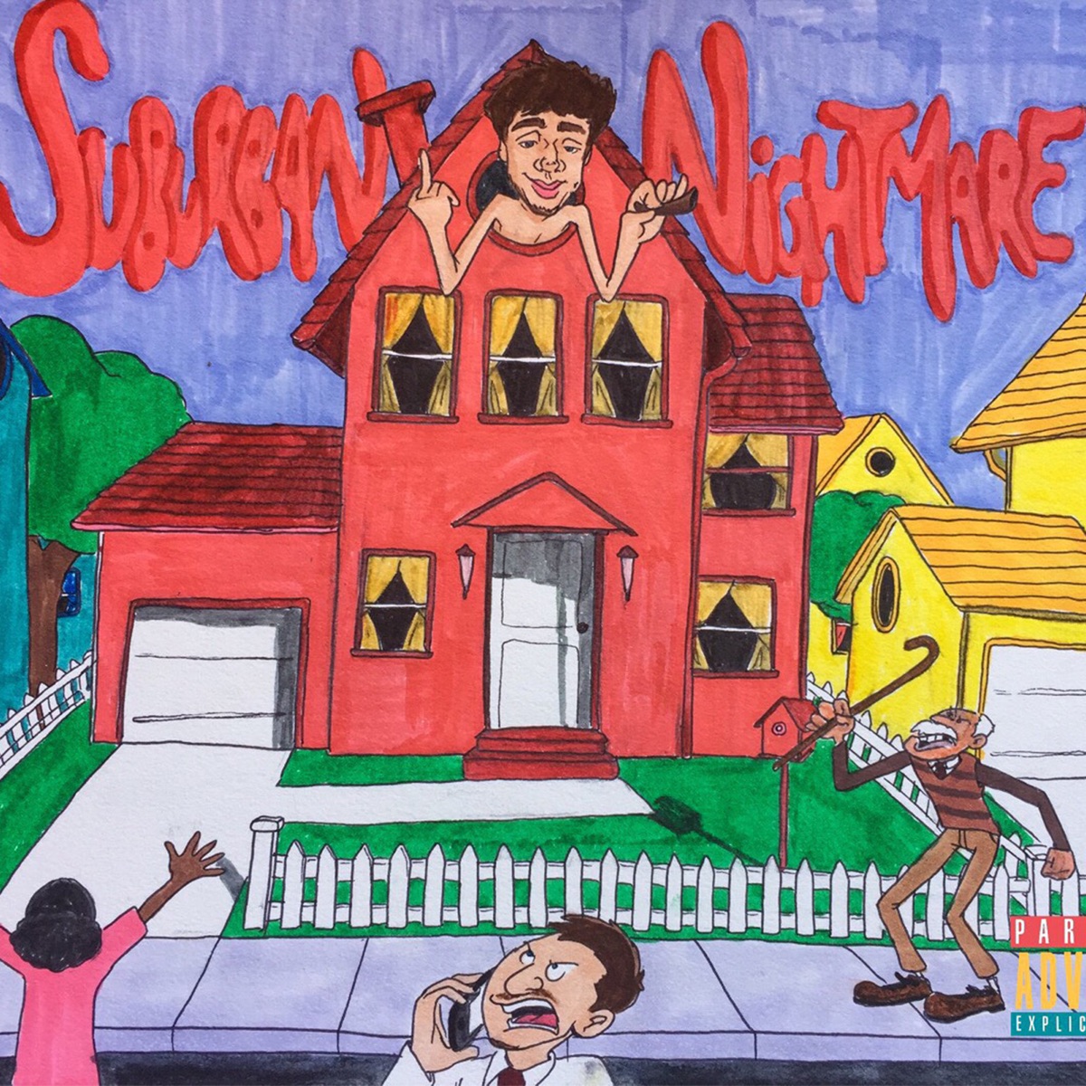 Suburban Nightmare - EP by hooligan chase album cover