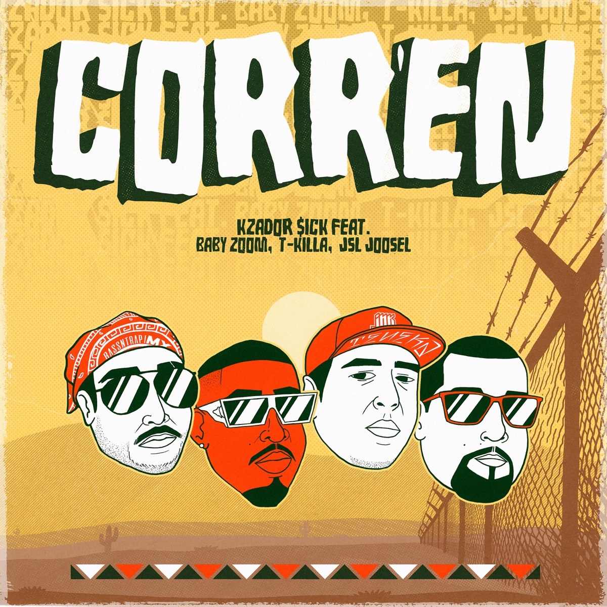 Corren (feat. Tkilla, Baby Zoom & JSL Joosel) - Single by Kzador album cover
