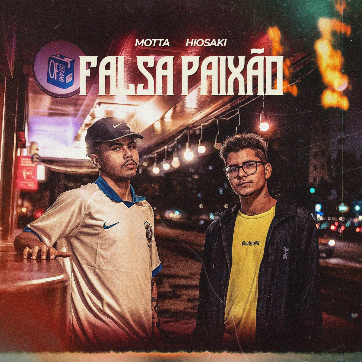 Falsa Paixão - Single by Motta, Oframe & Hiosaki album cover