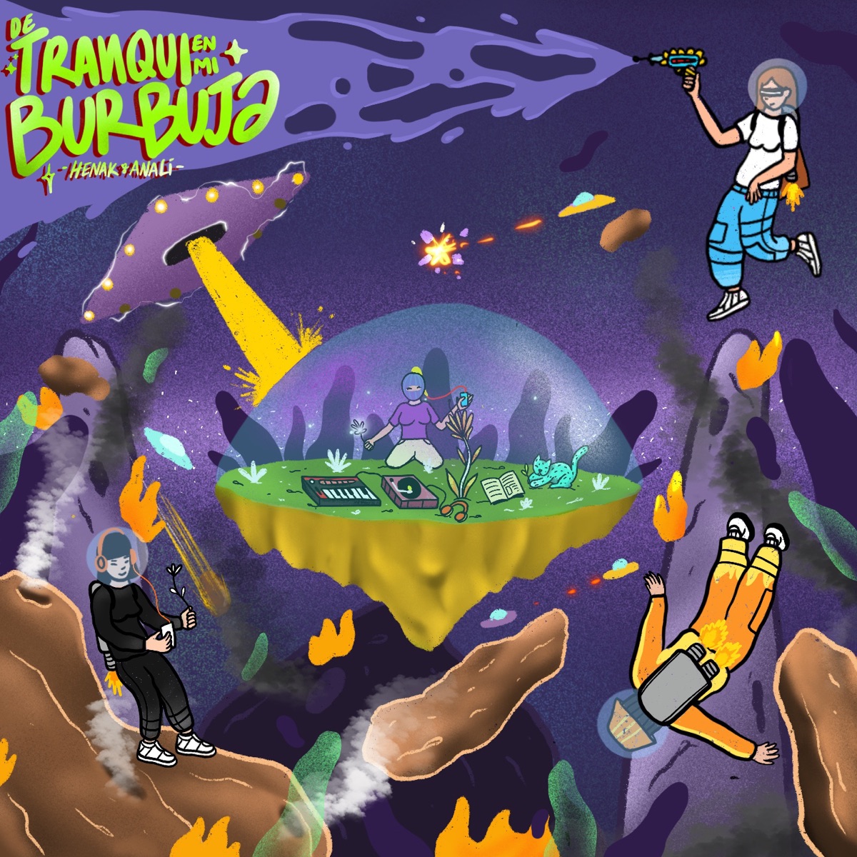 De Tranqui en Mi Burbuja - Single by Henak & Analí Analí album cover