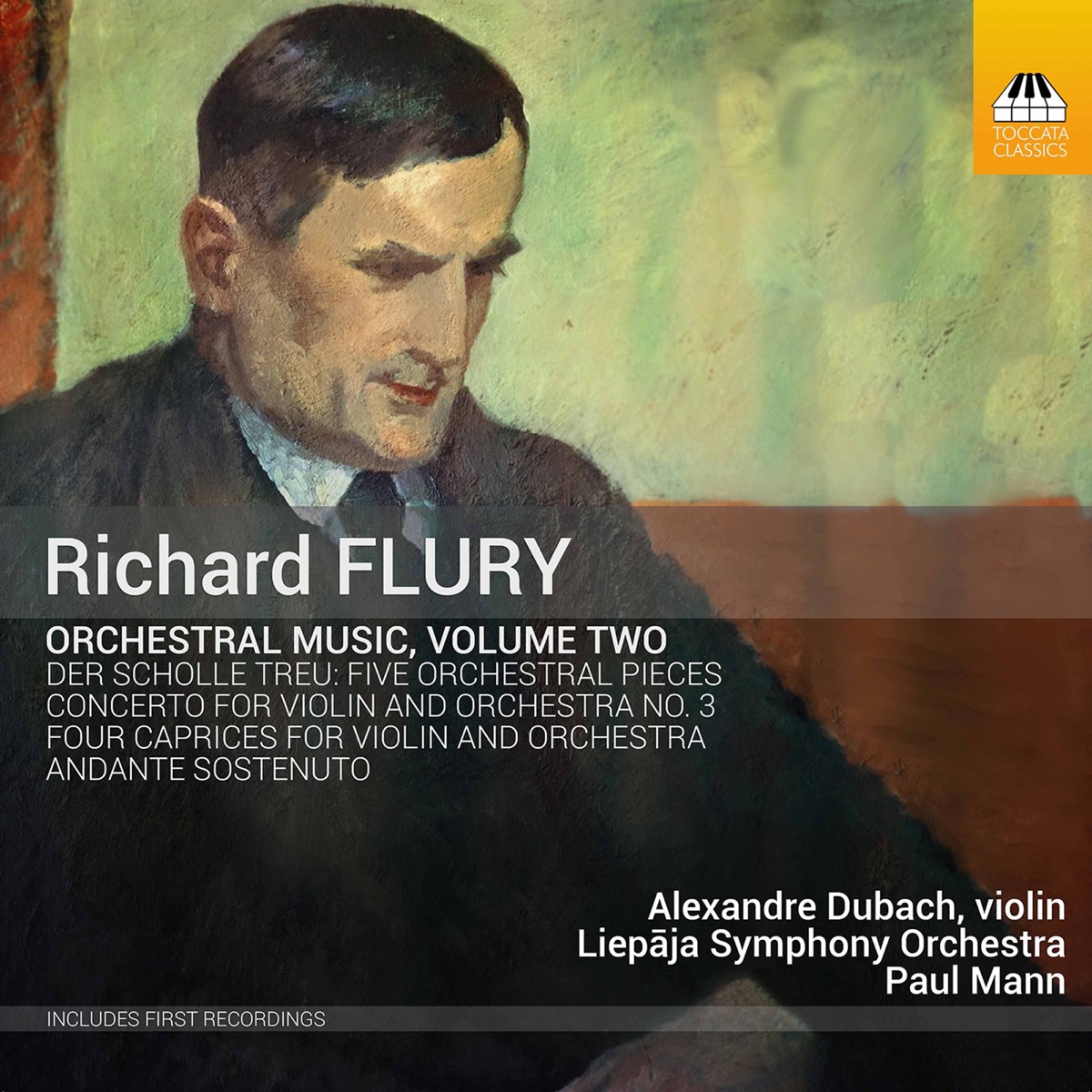 Richard Flury: Orchestral Music, Vol. 2 by Alexandre Dubach, Liepāja Symphony Orchestra & Paul Mann album cover