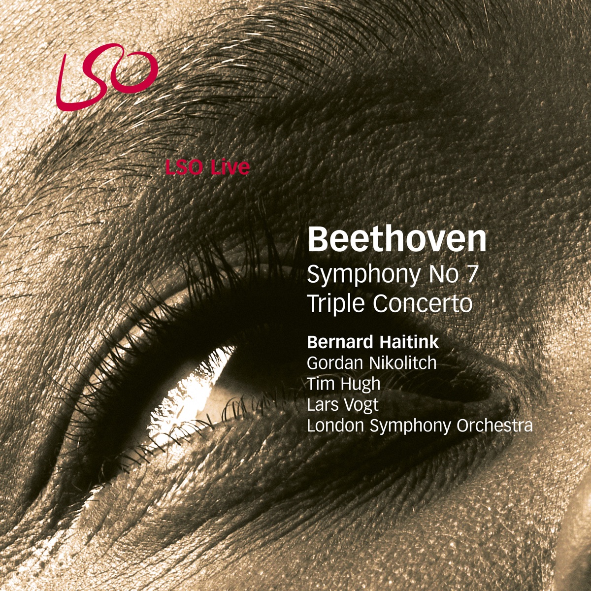 Beethoven: Symphony No. 7 & Triple Concerto by Bernard Haitink, London Symphony Orchestra, Gordan Nikolitch, Lars Vogt & Tim Hugh album cover