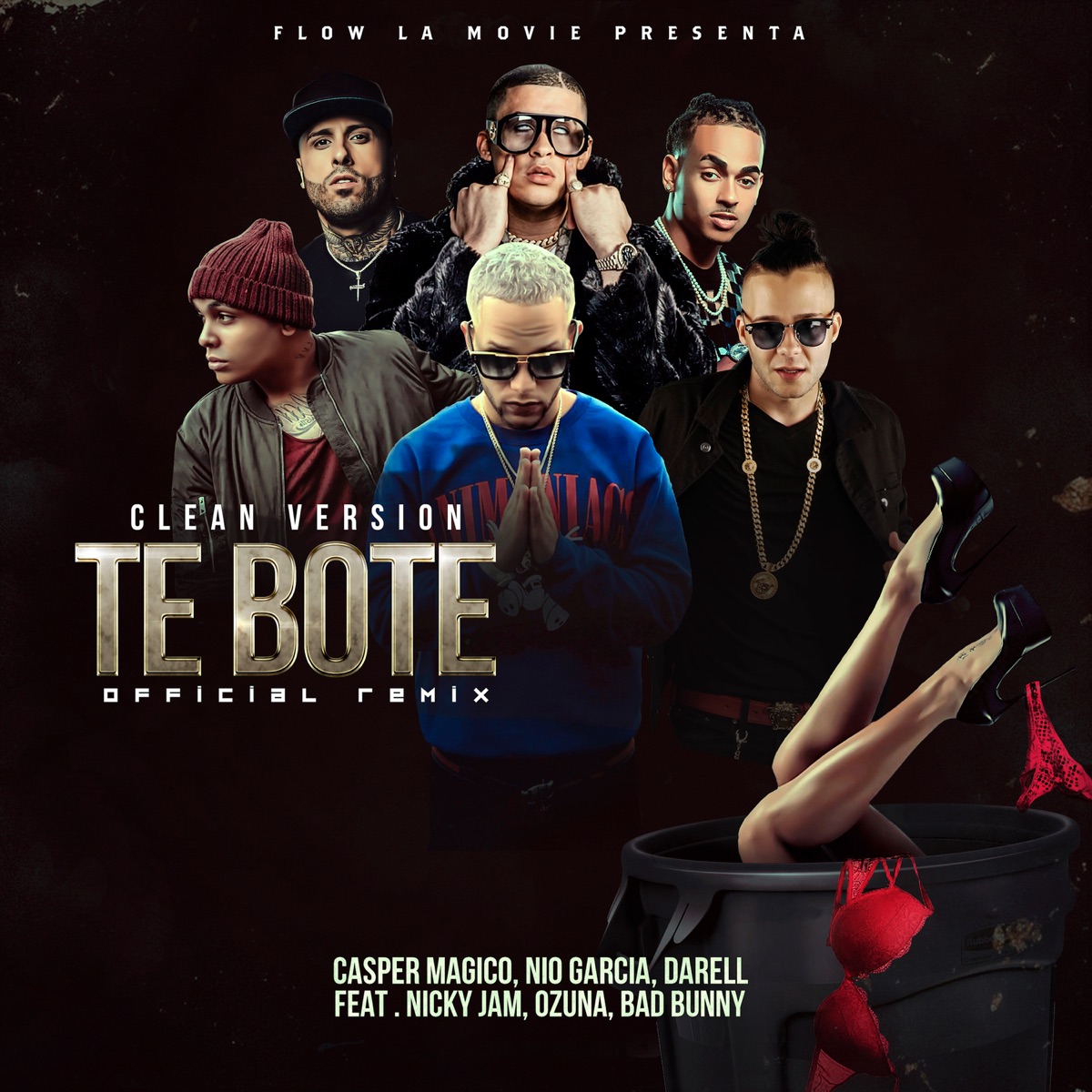 Te Boté (feat. Bad Bunny, Nicky Jam & Ozuna) - Single by Casper Mágico, Nio García & Darell album cover