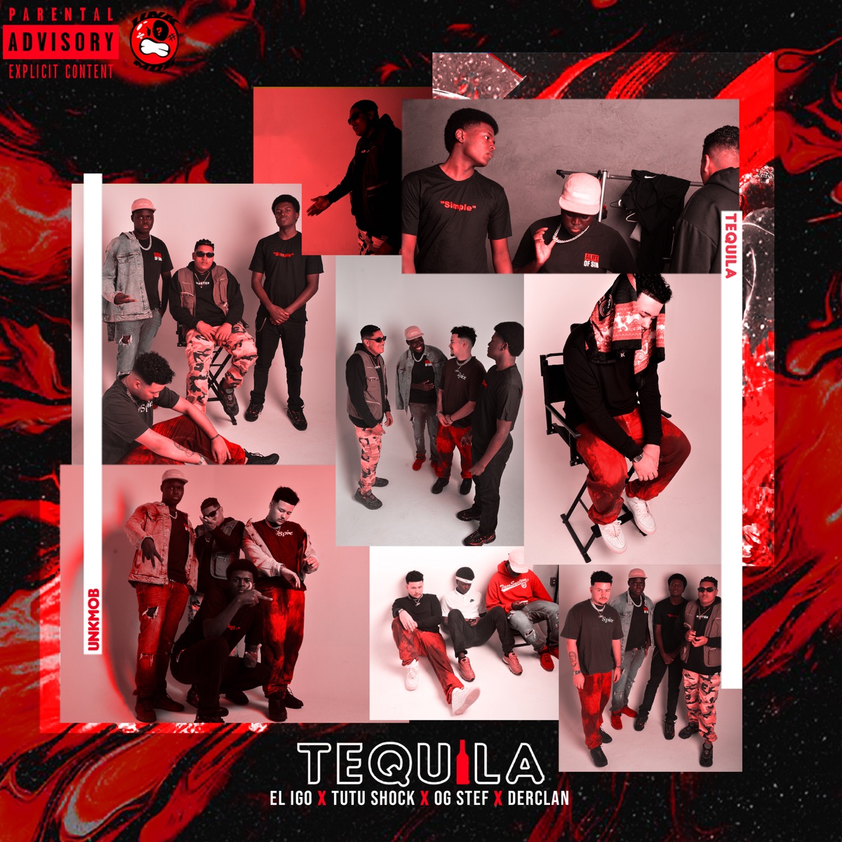 Tequila - Single by Unk Mob, El Igo, Tutu Shock, OG Stef & Derclan album cover