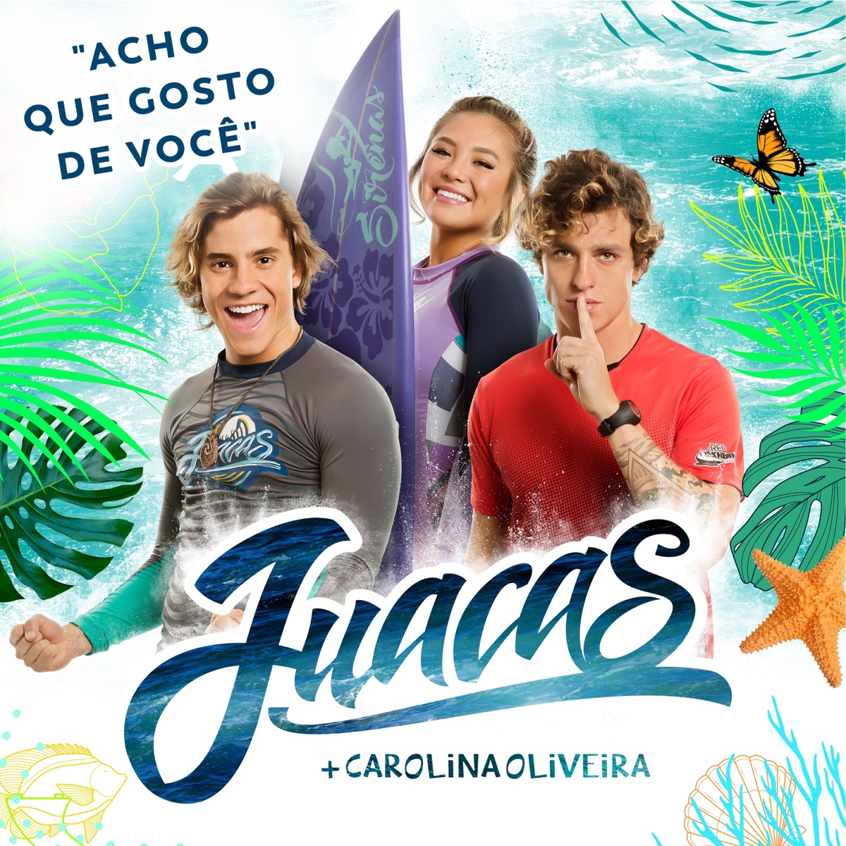 Acho Que Gosto de Você - Single by Juacas & Carolina Oliveira album cover