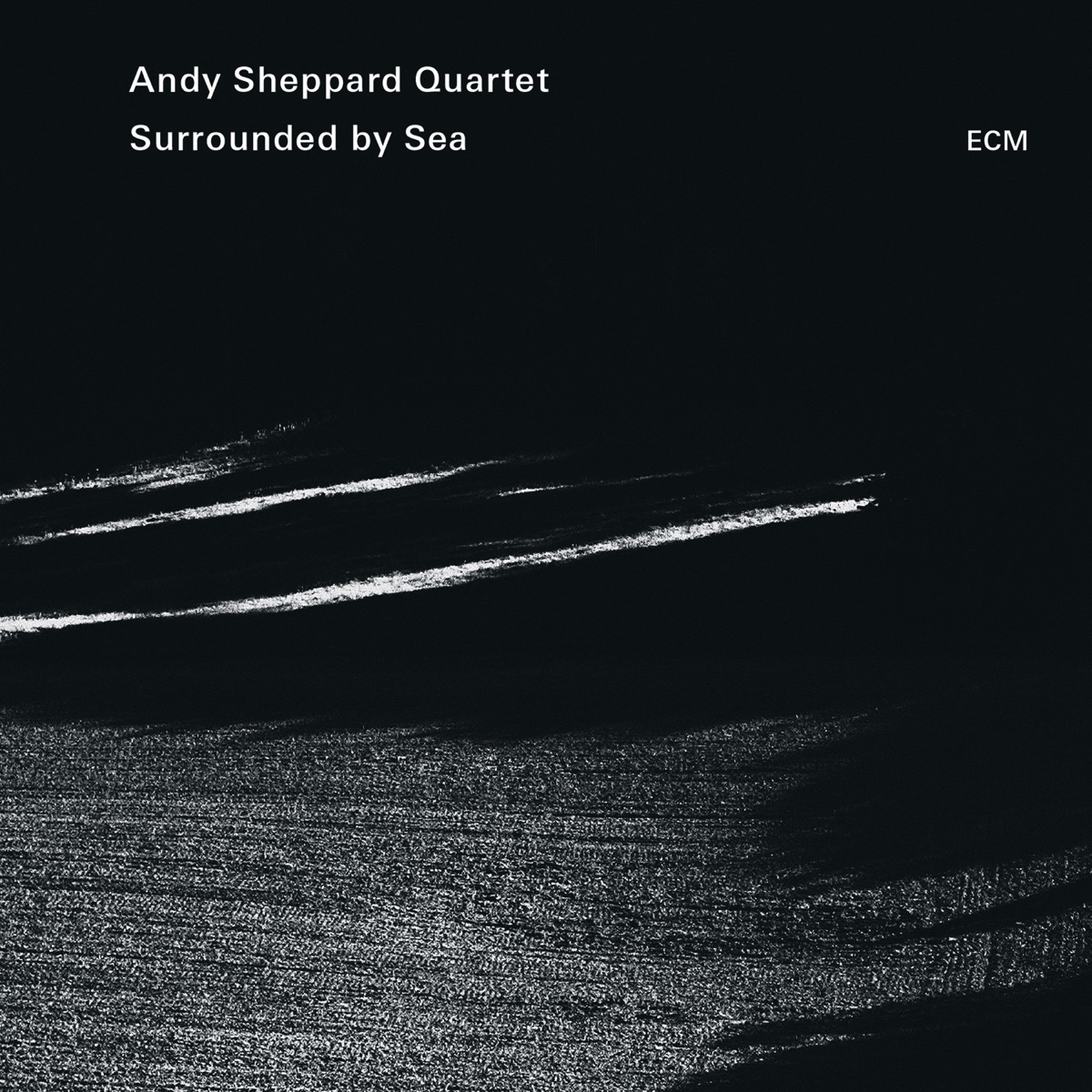 Surrounded By Sea by Andy Sheppard, Eivind Aarset, Michel Benita & Sebastian Rochford album cover