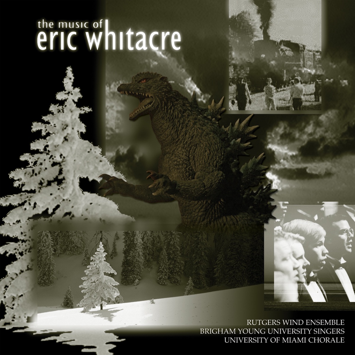 The Music of Eric Whitacre by William Berz, Rutgers Wind Ensemble, Eric Whitacre, Hila Plitmann, Meg Okura, University of Miami Chorale, Jo-Michael Scheibe, Ronald Staheli & BYU Singers album cover