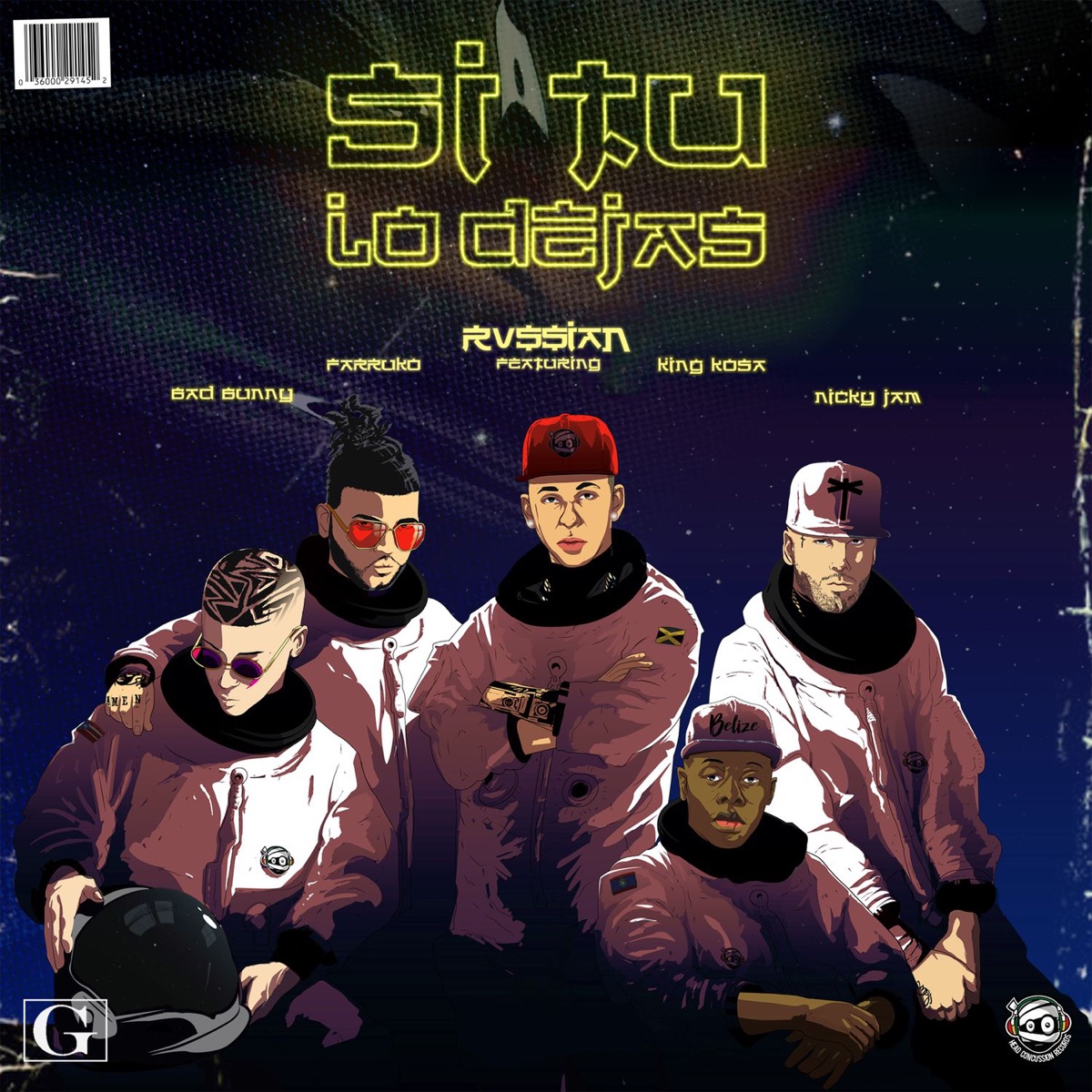 Si Tú Lo Dejas (feat. Bad Bunny, Farruko, Nicky Jam & King Kosa) - Single by Rvssian album cover artwork