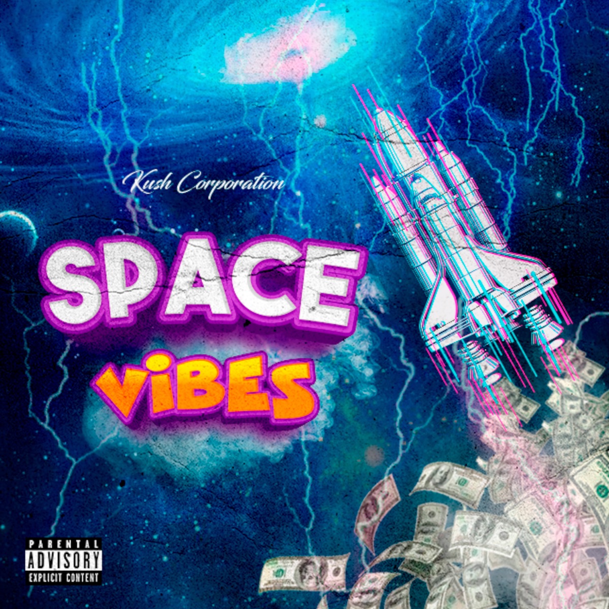 Space Vibes (feat. Naka, Libanês, Lopes Og & ZUBU X) - Single by Kush Corp album cover