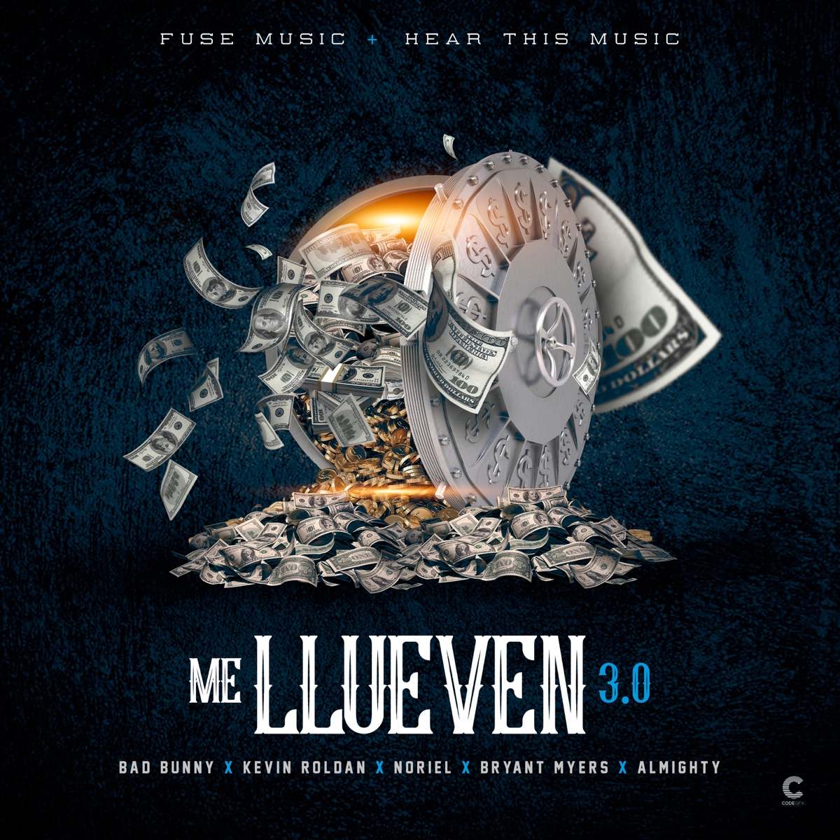 Me Llueven 3.0 (feat. Kevin Roldan, Noriel, Bryant Myers & Almighty) - Single by Bad Bunny album cover