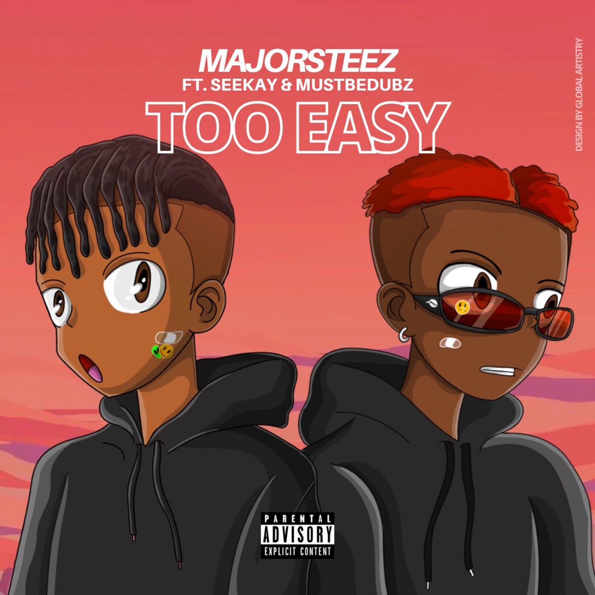 Too Easy (feat. Seekay & Mustbedubz) - Single by Majorsteez album cover