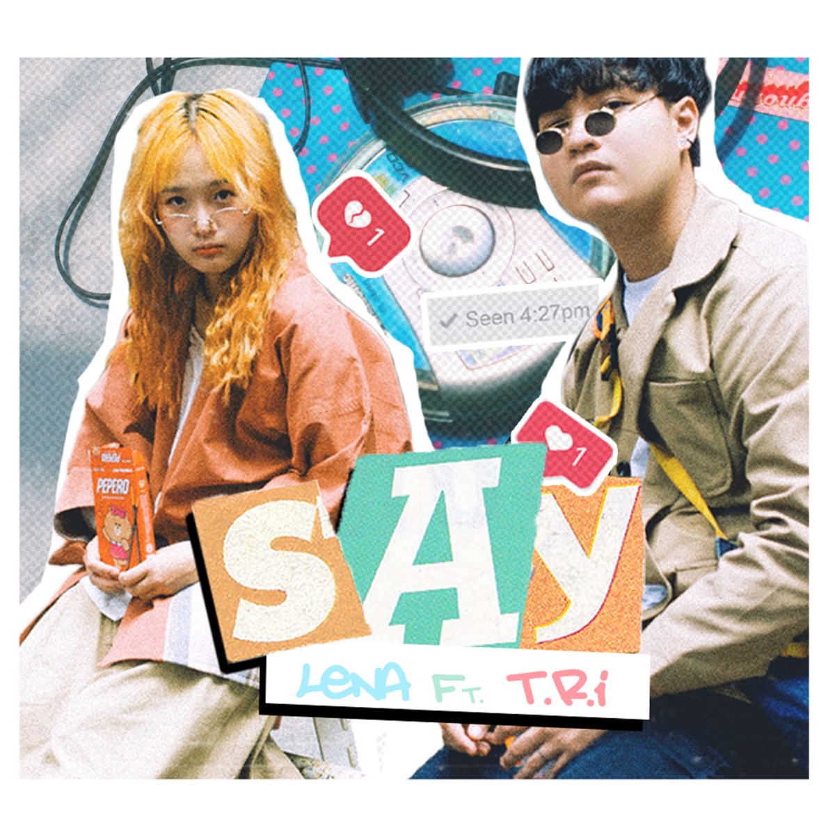 SAY (feat. T.R.I) - Single by Lena album cover