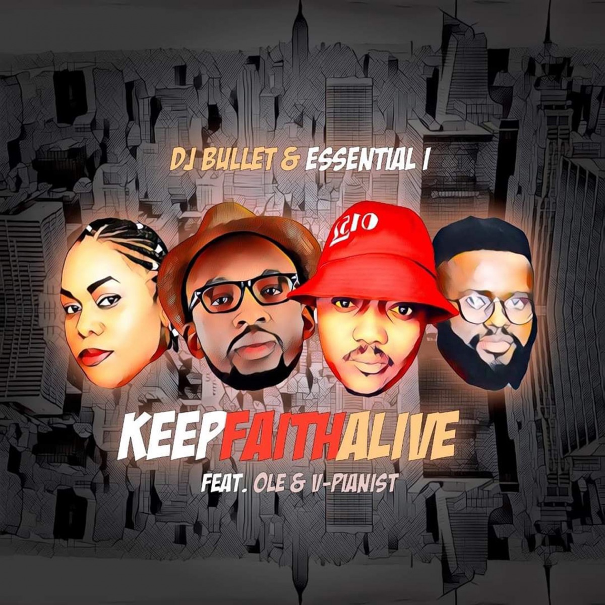 Keep Faith Alive (feat. Ole & Vpianist) - Single by DJ Bullet & Essential-i album cover