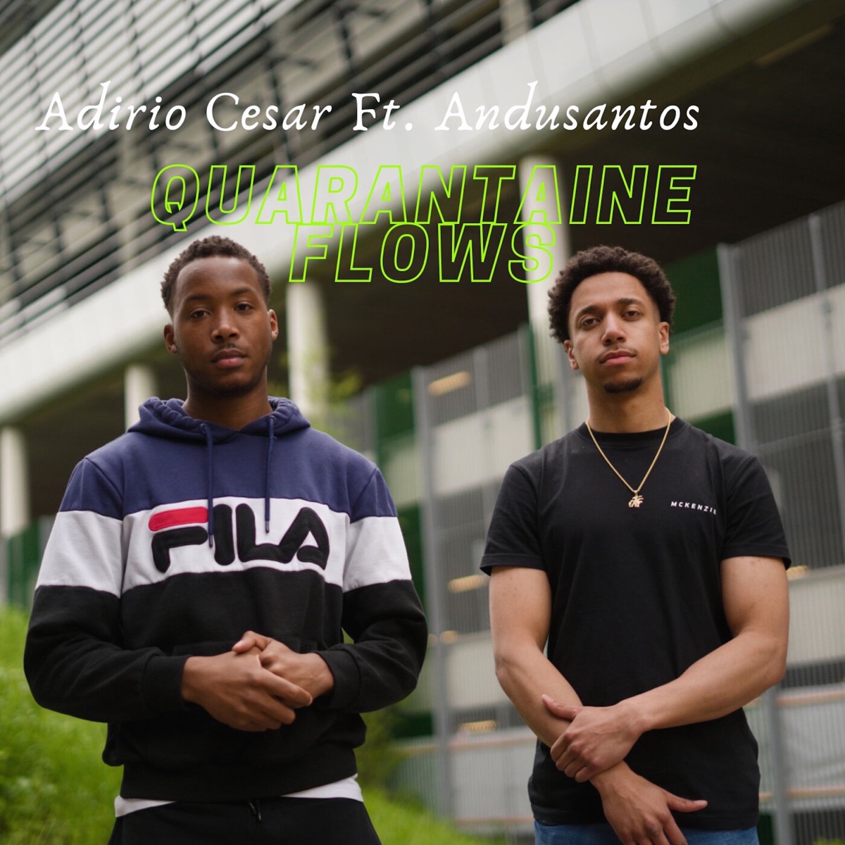quarantaine flows (feat. Andusantos) - Single by Adirio Cesar album cover