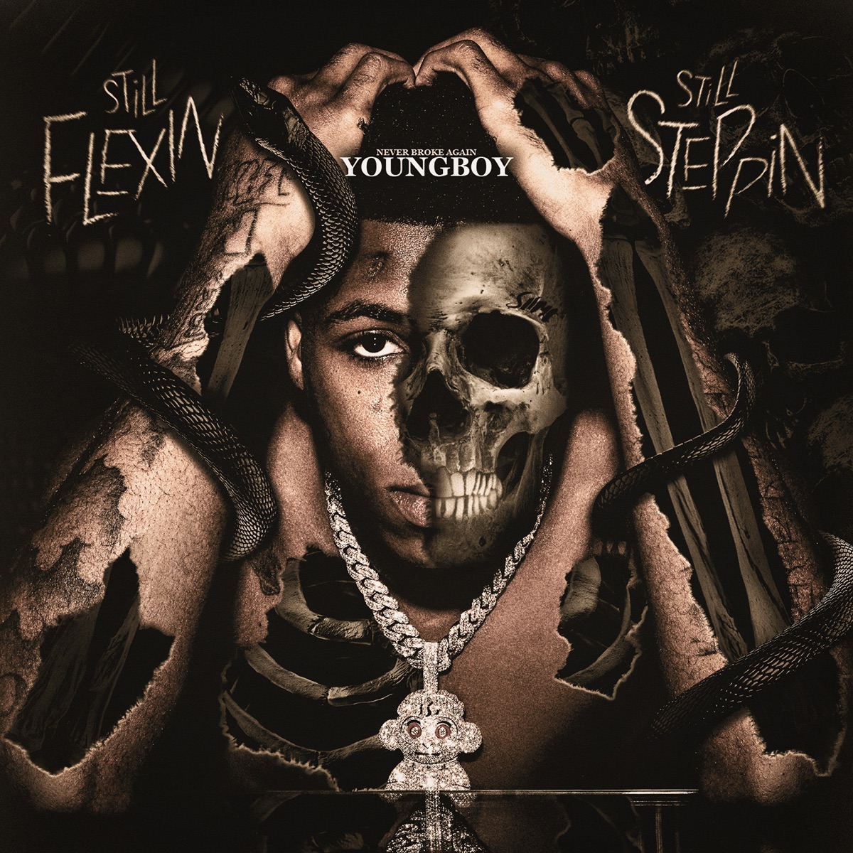 Still Flexin, Still Steppin by YoungBoy Never Broke Again album cover artwork