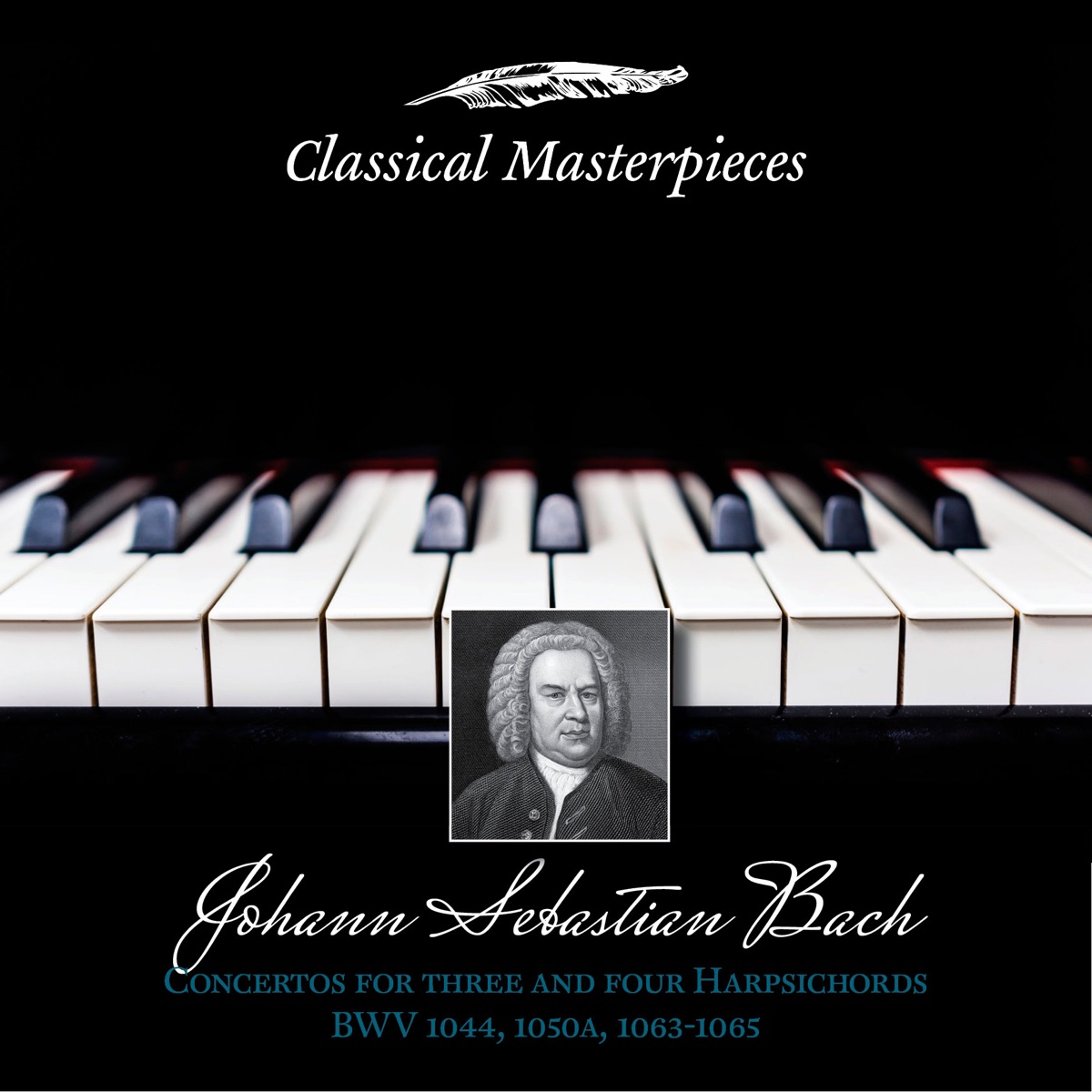 Johann Sebastian Bach: Concertos for Three and Four Harpsichords BWV1044,1050a,BWV1063-1065 by Robert Levin, Maria Videla, Michael Behringer, Boris Kleiner, Isabelle Faust, Jean-Claude Gérard & Bach-Collegium Stuttgart album cover