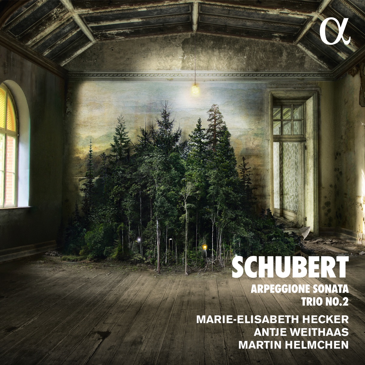 Schubert: Arpeggione Sonata & Trio No. 2 by Martin Helmchen, Marie-Elisabeth Hecker & Antje Weithaas album cover