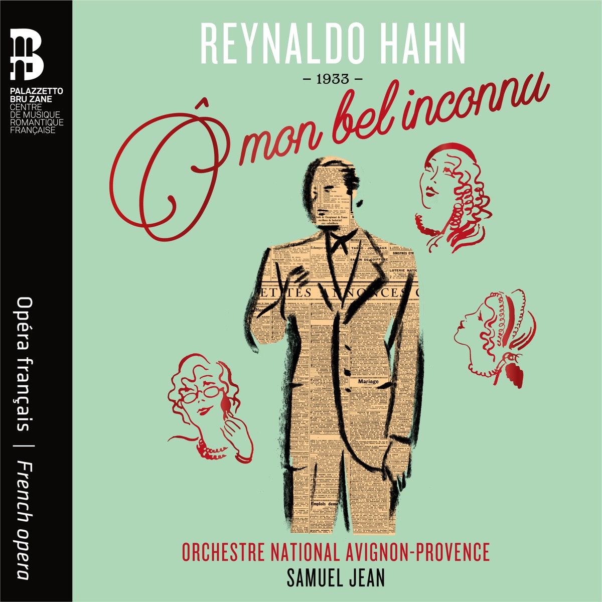 Reynaldo Hahn: Ô mon bel inconnu by Orchestre national Avignon-Provence & Samuel Jean album cover