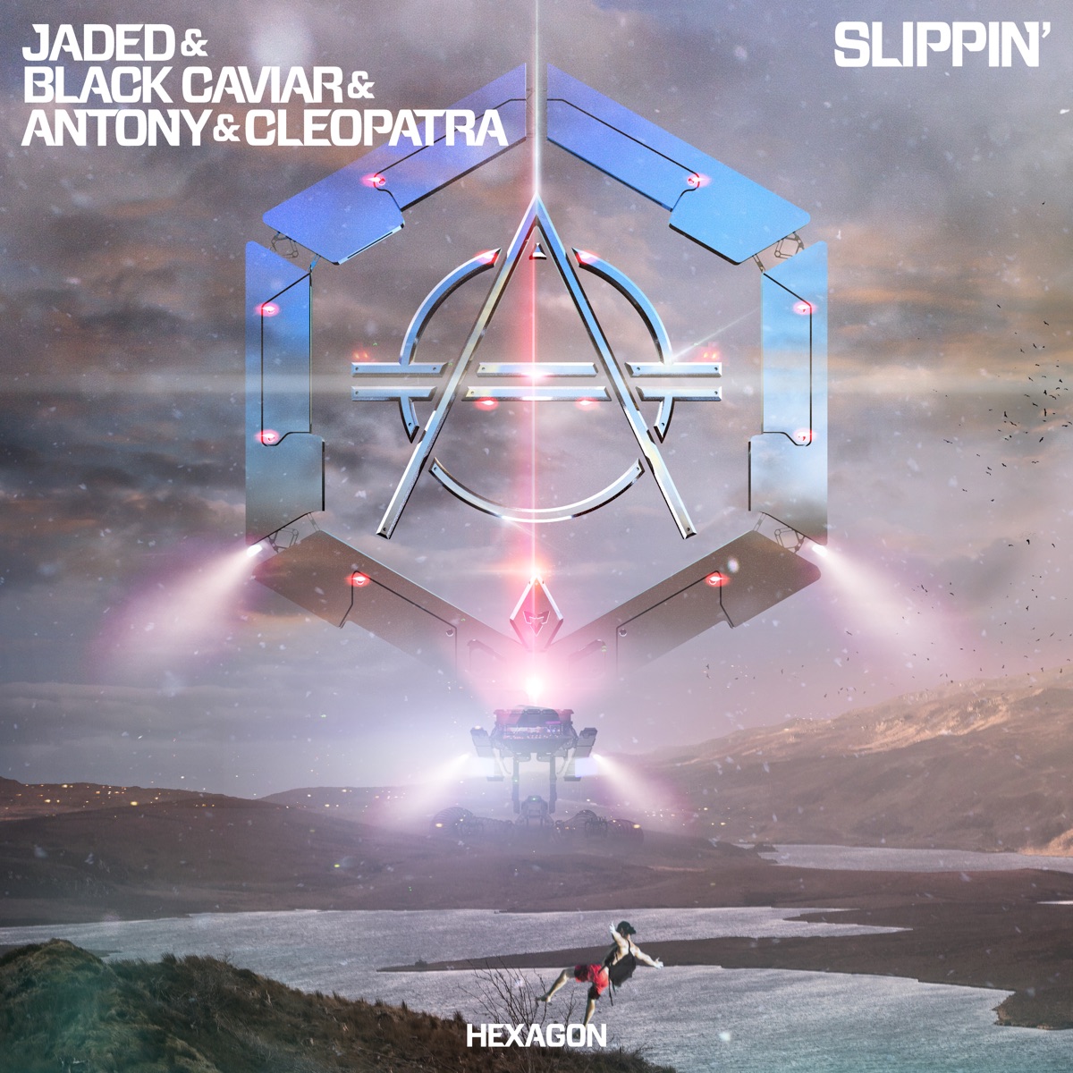 Slippin' - Single by Jaded, Black Caviar & Antony & Cleopatra album cover