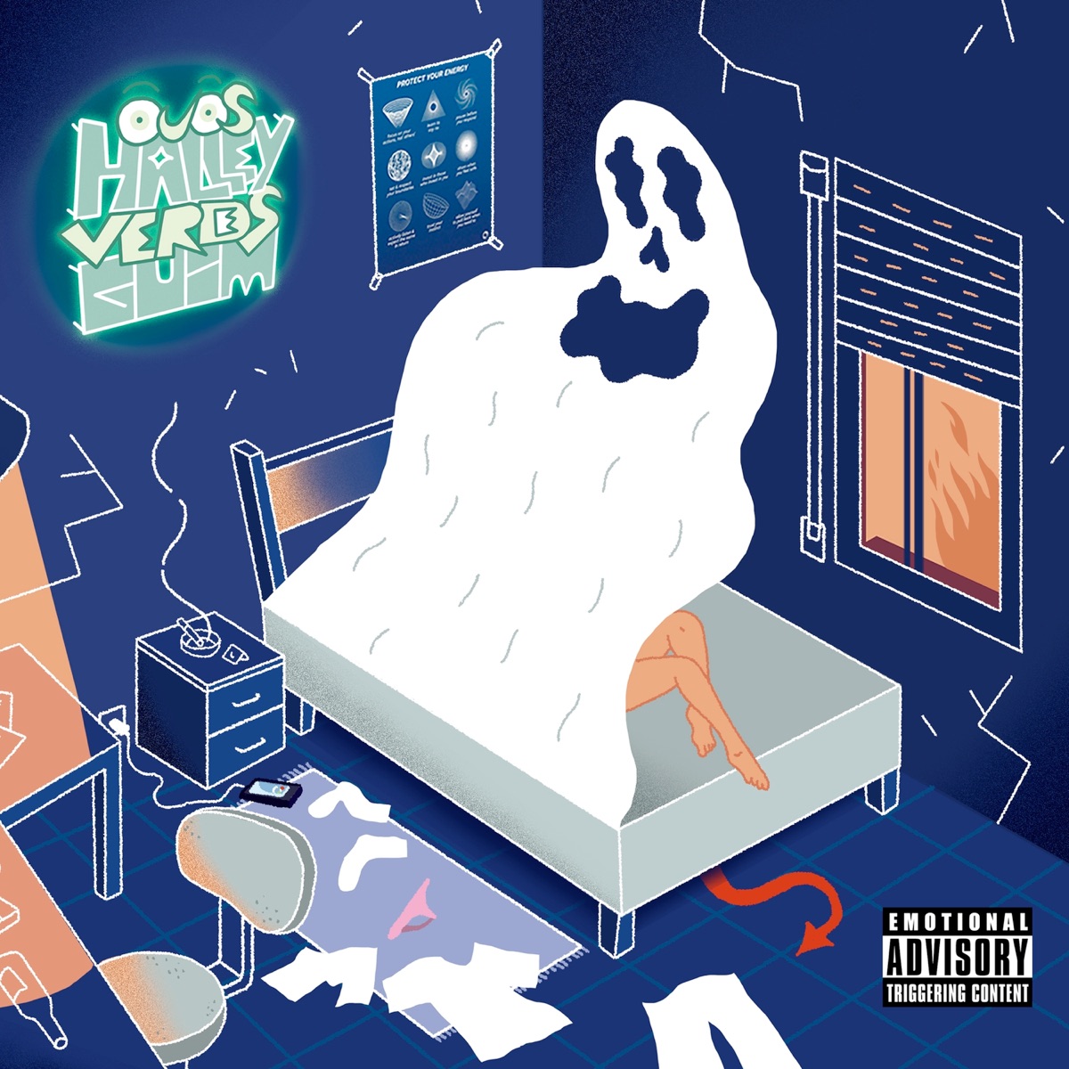 Ojos Verdes - Single by Halley & Guim album cover