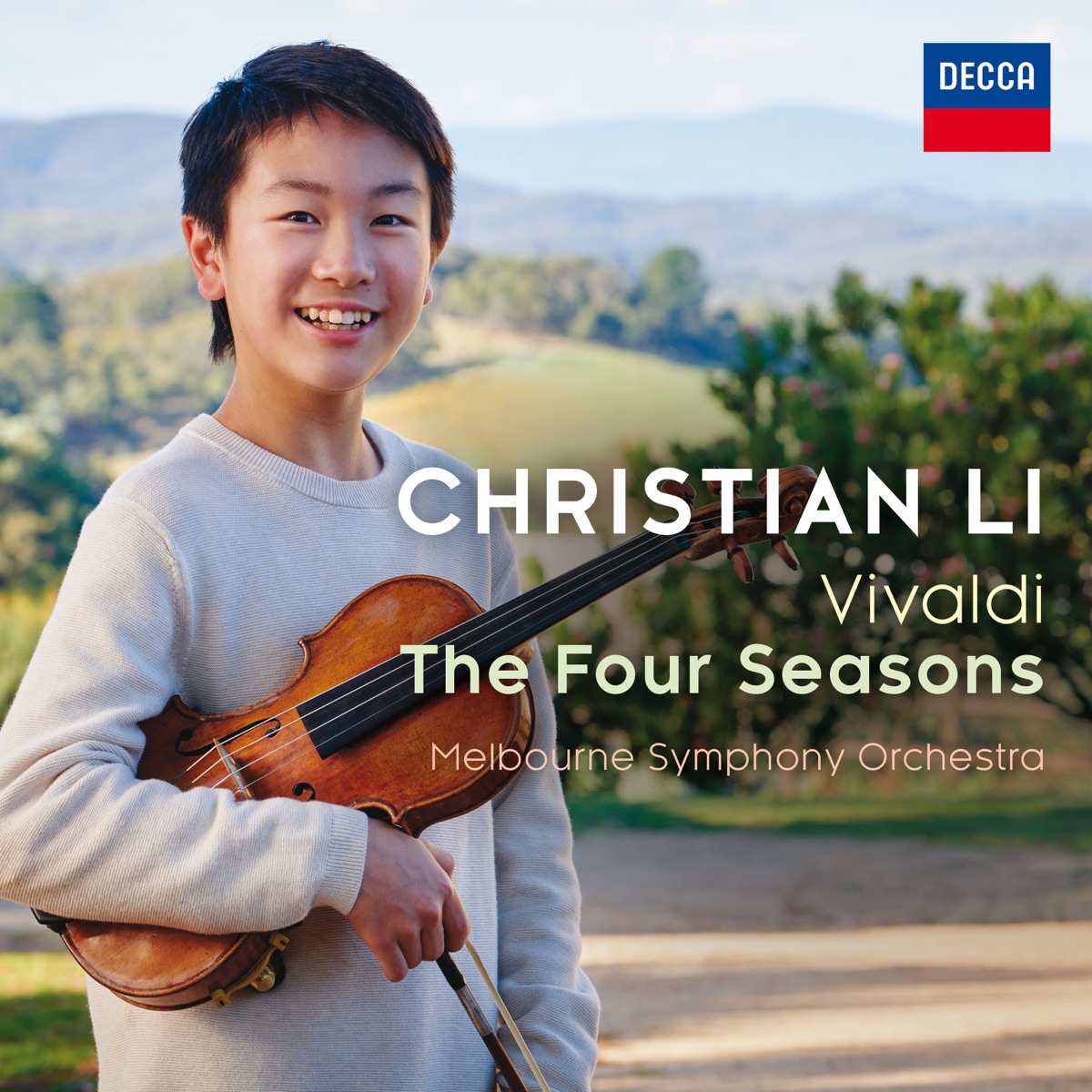 Vivaldi: The Four Seasons by Christian Li & The Melbourne Symphony Orchestra album cover
