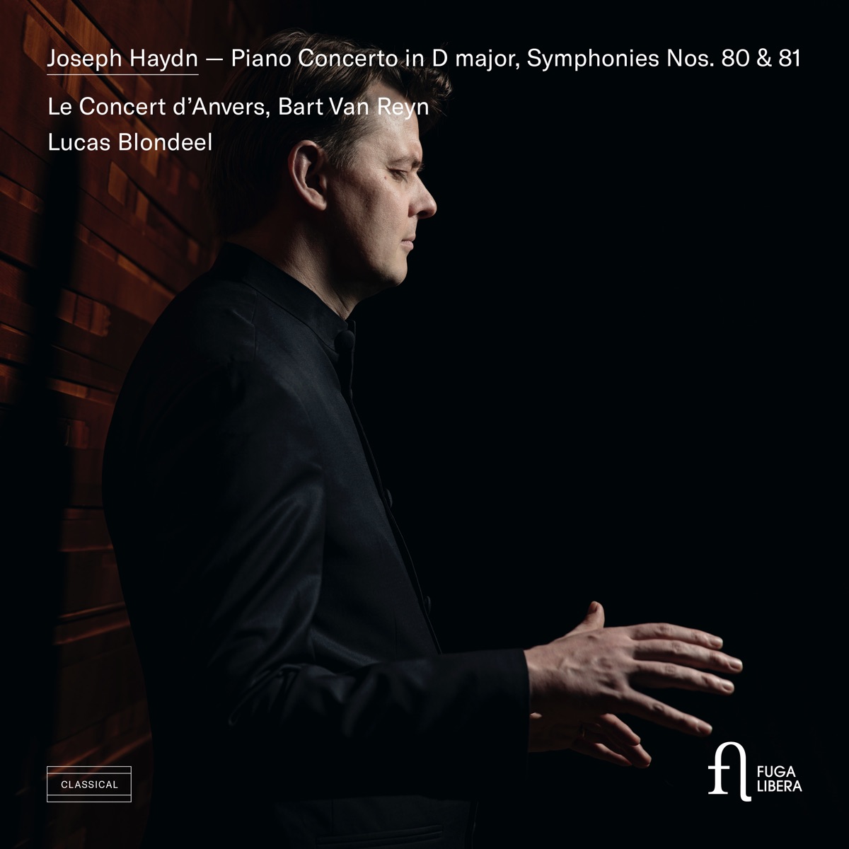 Piano Concerto in D major, Symphonies Nos. 80 & 81 by Le Concert d'Anvers, Bart van Reyn & Lucas Blondeel album cover