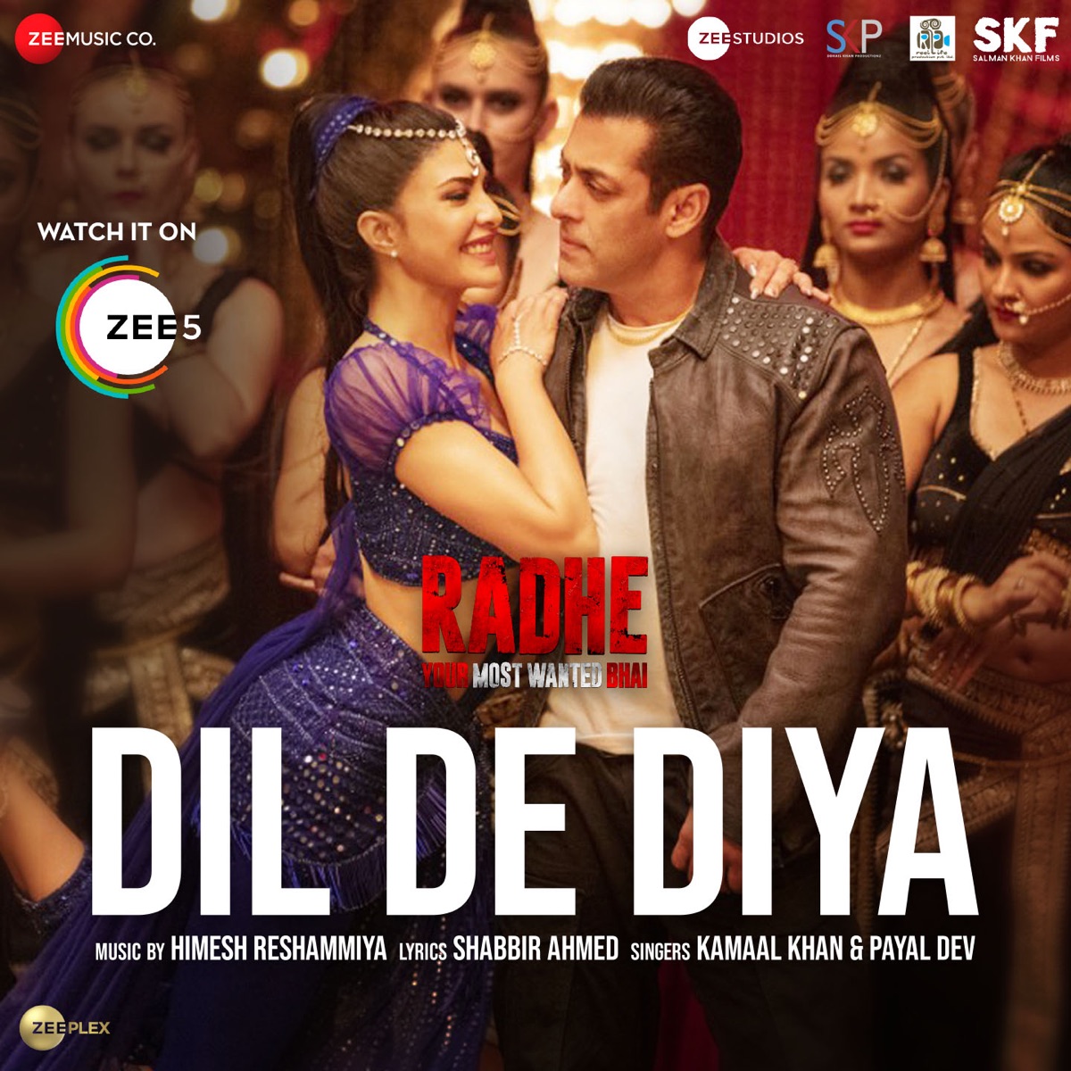 Dil De Diya (From "Radhe - Your Most Wanted Bhai") - Single by Himesh Reshammiya, Kamaal Khan & Payal Dev album cover