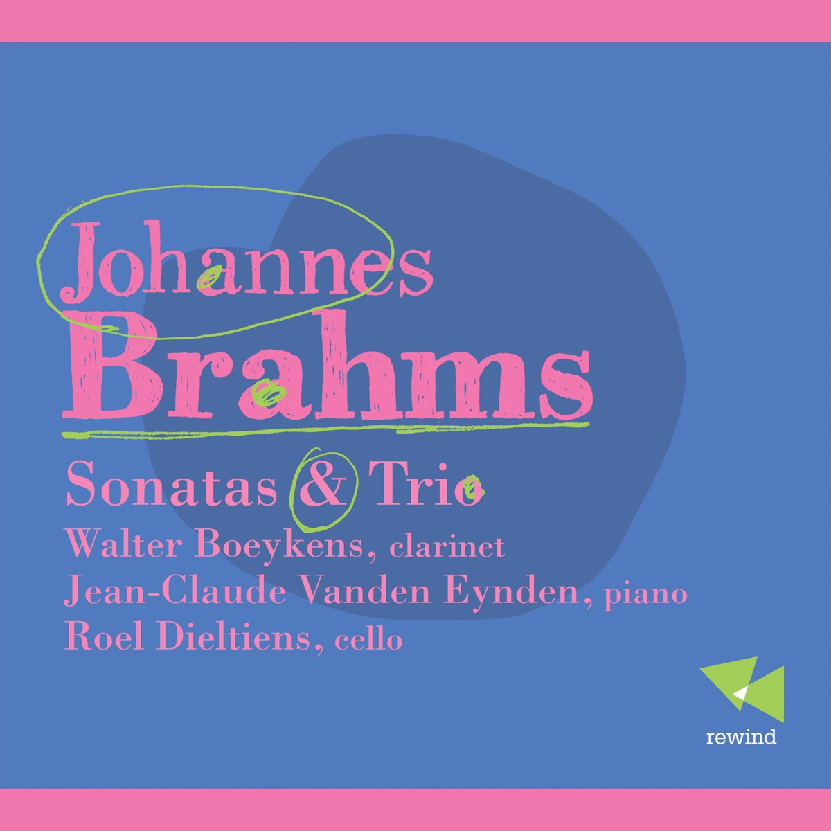 Brahms: Sonatas & Trio by Walter Boeykens, Jean-Claude Vanden Eynden & Roel Dieltiens album cover