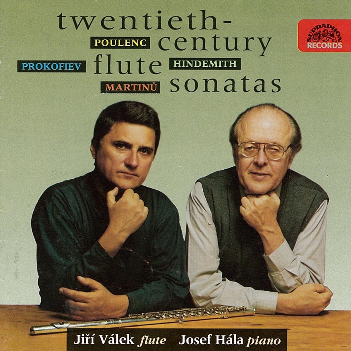 Poulenc, Hindemith, Prokofiev, Martinů: Flute Sonatas by Jiří Válek & Josef Hála album cover