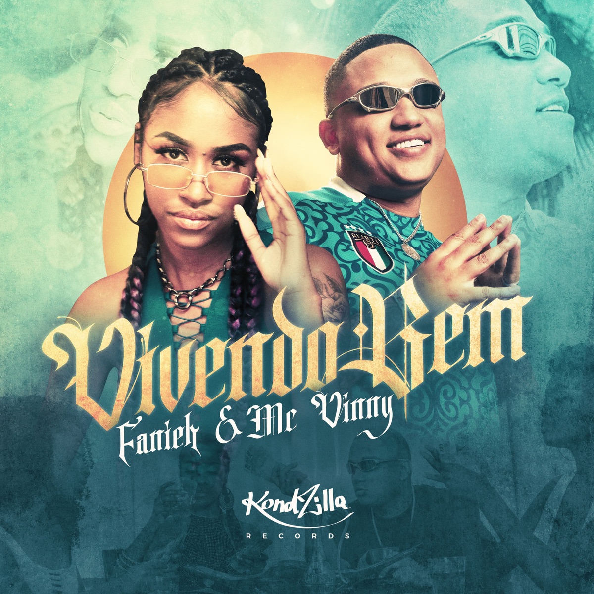 Vivendo Bem - Single by Fanieh & MC Vinny album cover