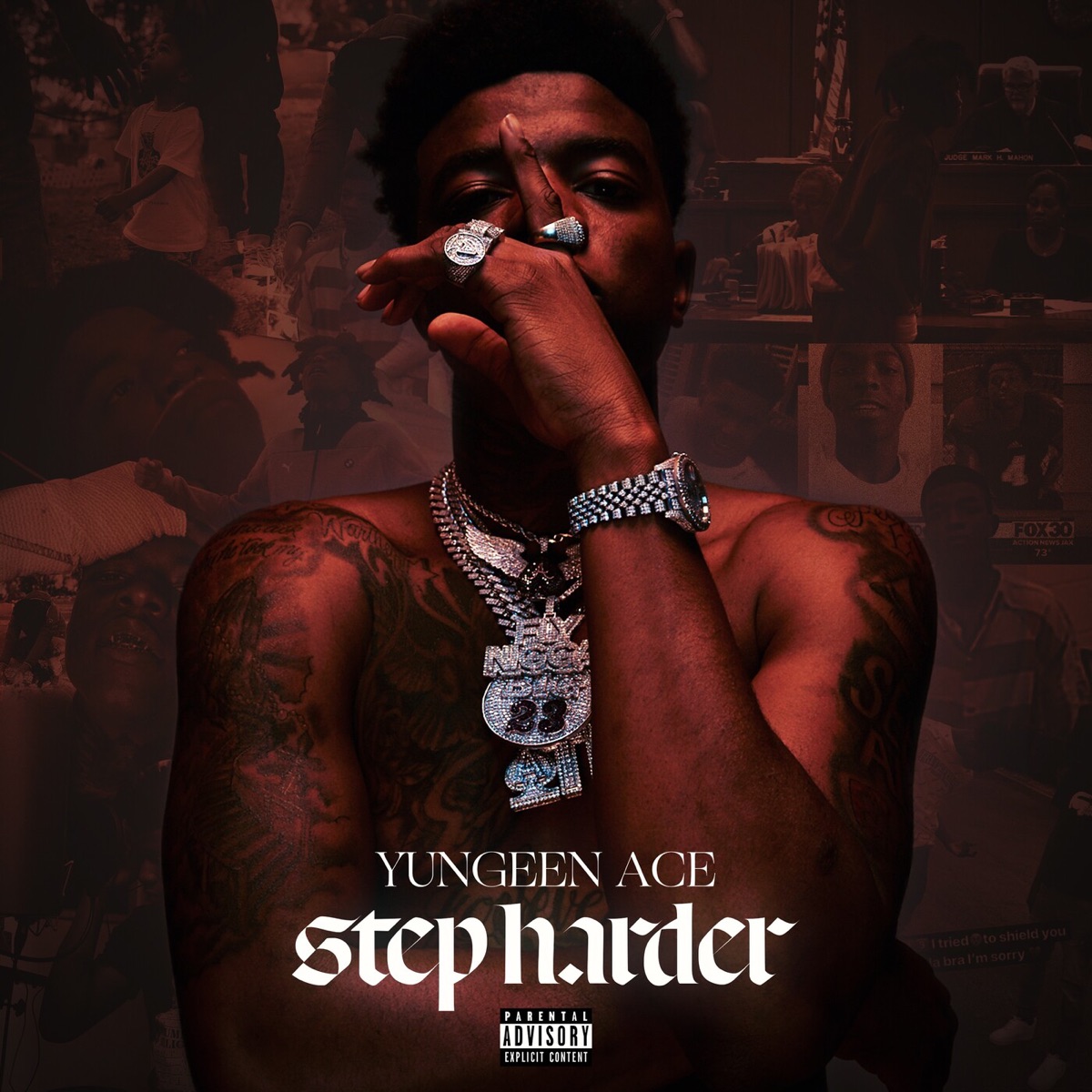 Step Harder by Yungeen Ace album cover