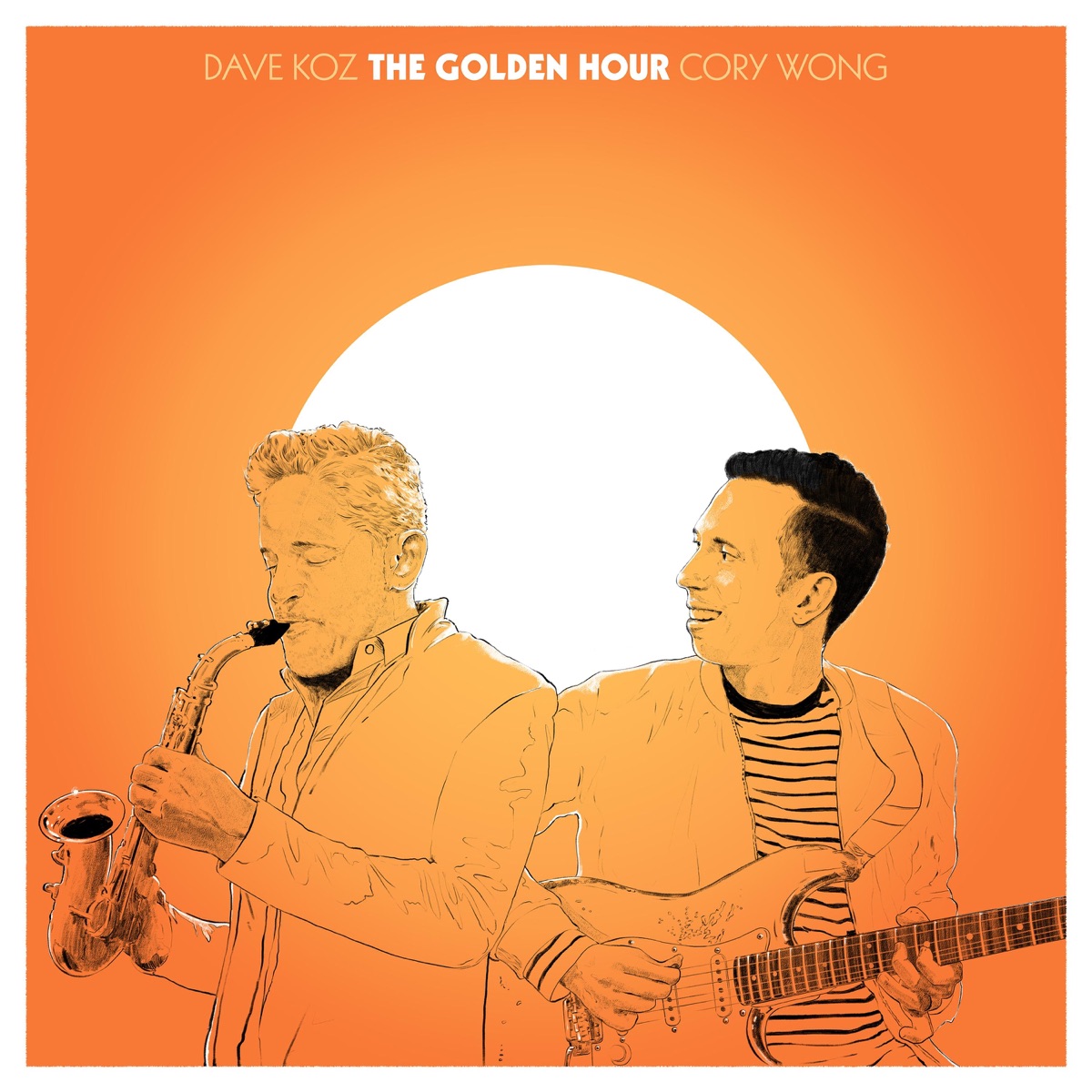 The Golden Hour by Dave Koz & Cory Wong album cover