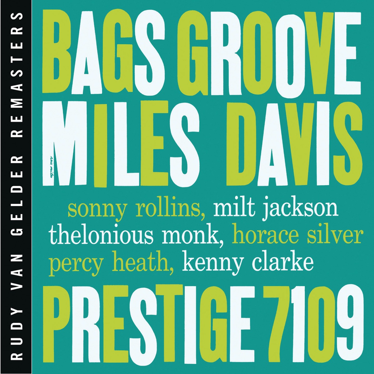 Bags' Groove [Rudy Van Gelder Remaster] [RVG Remastered 2008] [feat. Sonny Rollins, Milt Jackson, Thelonious Monk, Horace Silver, Percy Heath & Kenny Clarke] by Miles Davis album cover