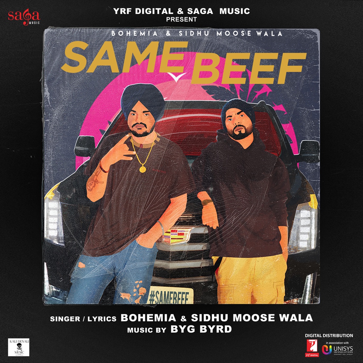 Same Beef - Single by Bohemia & Sidhu Moose Wala album cover