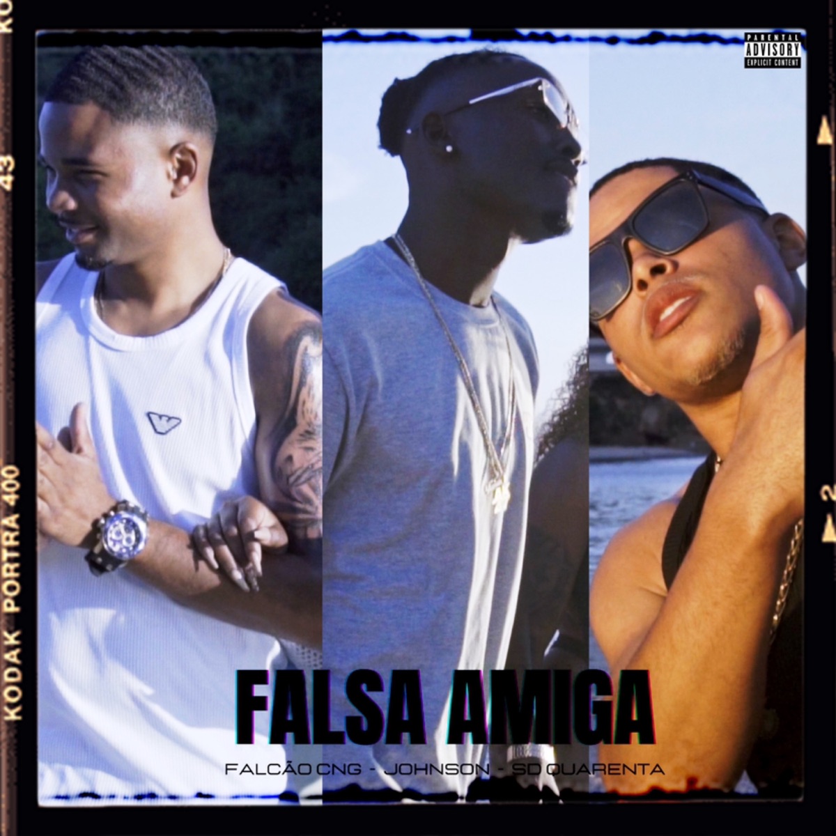 Falsa Amiga - Single by Falcão do coronel, Jhonson & SD Quarenta album cover