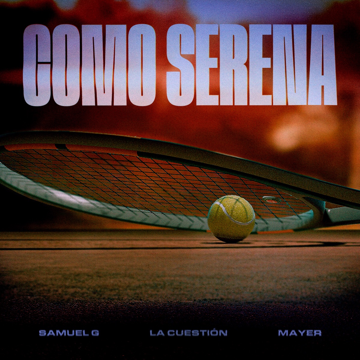 Como Serena - Single by Samuel G, La Cuestion & Mayer album cover