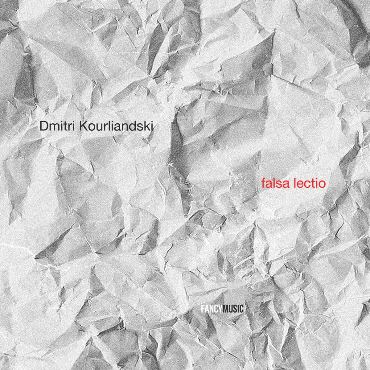 Dmitri Kourliandski: Falsa Lectio by Sergej Tchirkov, Ivan Bushuev, Vladislav Pesin & Natalia Pschenitschnikova album cover