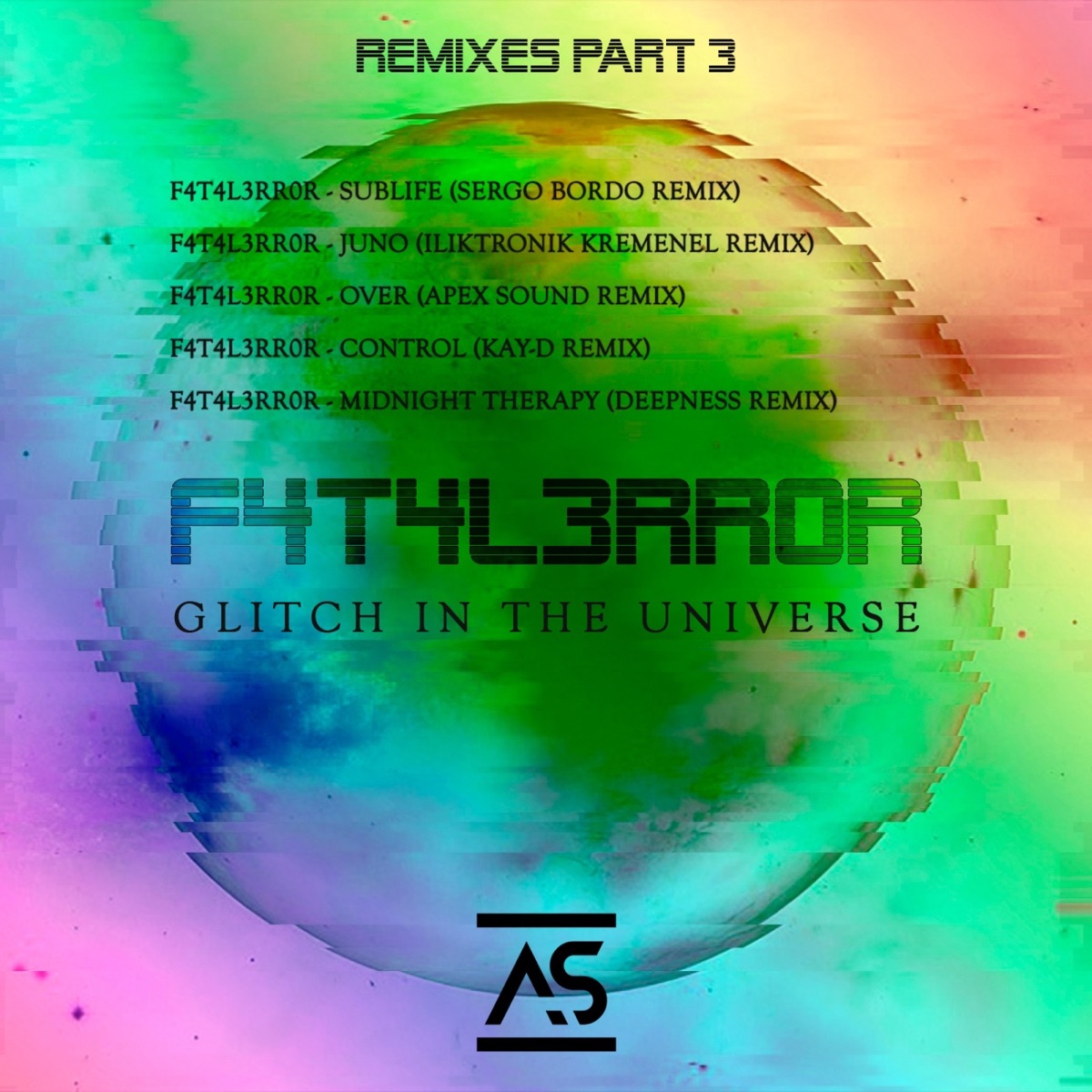 Glitch In the Universe (Remixes), Pt. 3 by Apex Sound, ILIKTRONIK KREMENEL & SERGO BORDO album cover