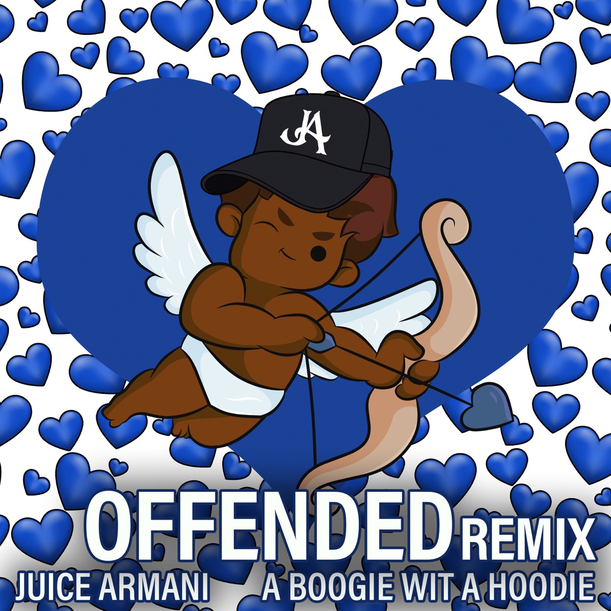 Offended (feat. A Boogie wit da Hoodie) [Remix] - Single by Juice Armani album cover