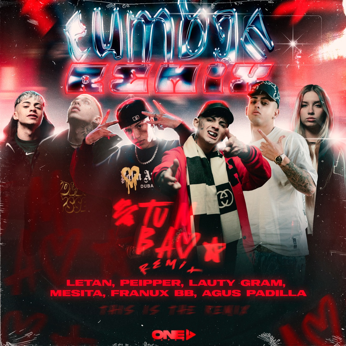 Tumbao (Remix) - Single by Letan, Lauty Gram, Peipper, Mesita, Franux BB & Agus Padilla album cover