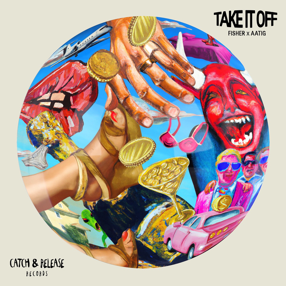 TAKE IT OFF - Single by FISHER & Aatig album cover