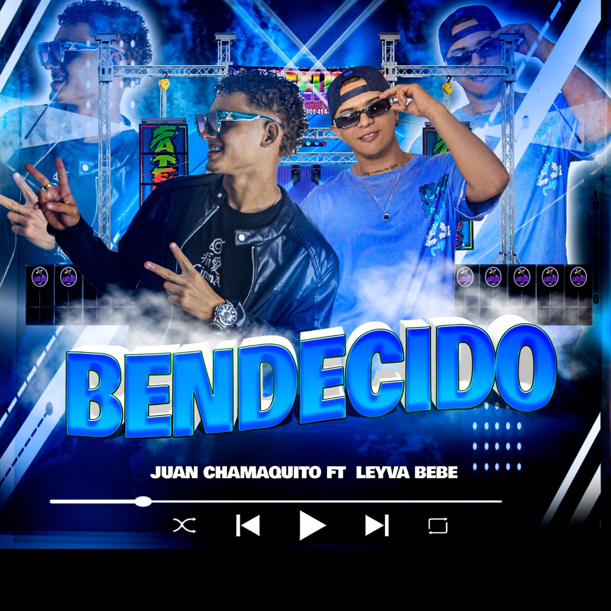 Bendecido (feat. Leyva BEBE) - Single by Juan Chamaquito album cover