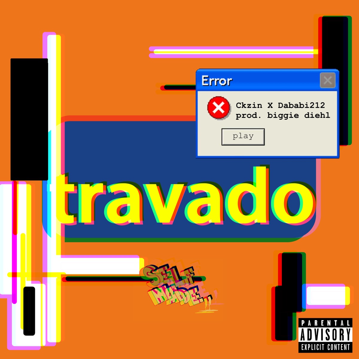 TRAVADO - Single by Ckzin, Dababi 212 & biggie diehl album cover