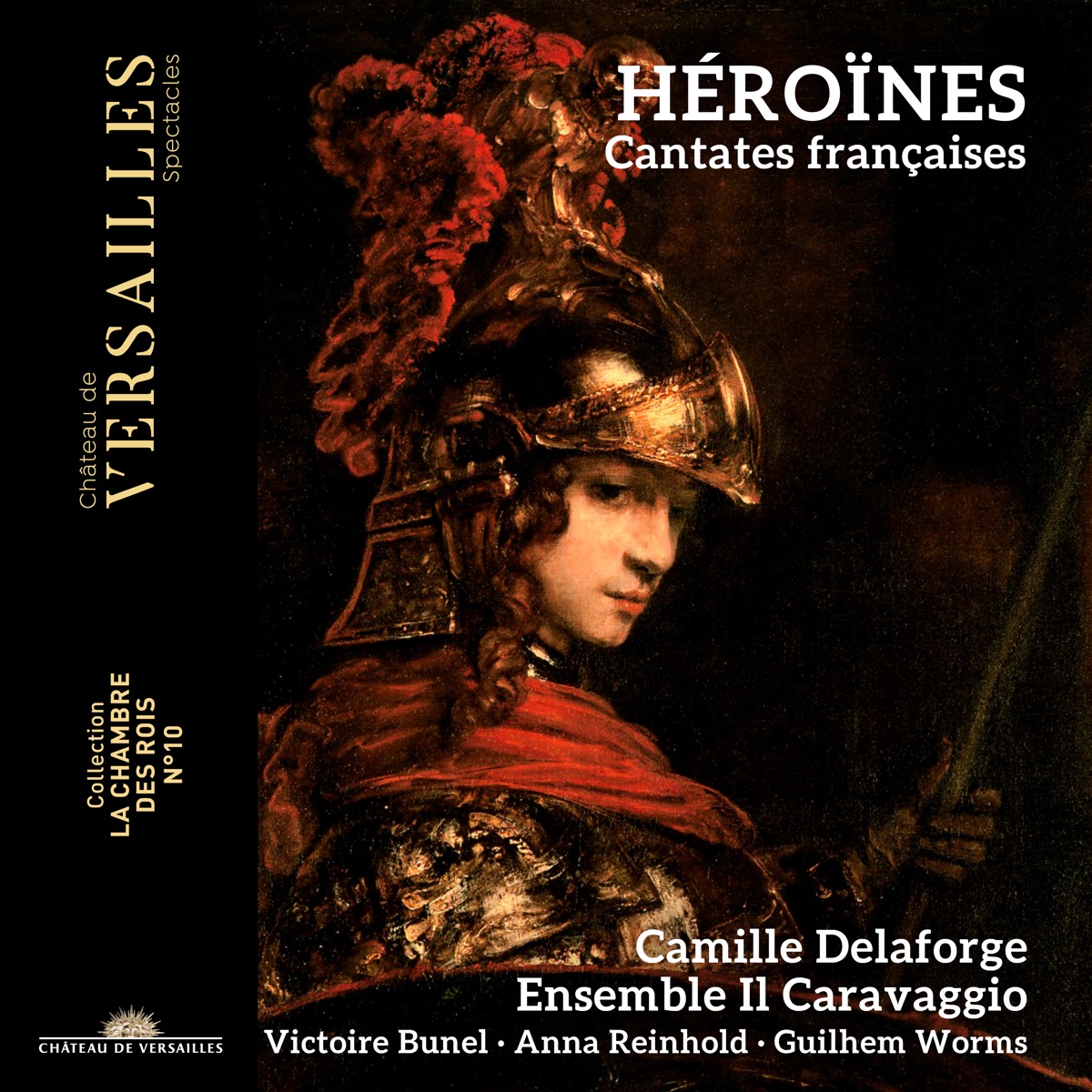 Héroïnes. Cantates françaises by Ensemble Il Caravaggio & Camille Delaforge album cover