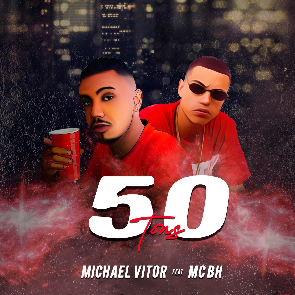 50 Tons (feat. MC BH SP) - Single by Michael vitor album cover