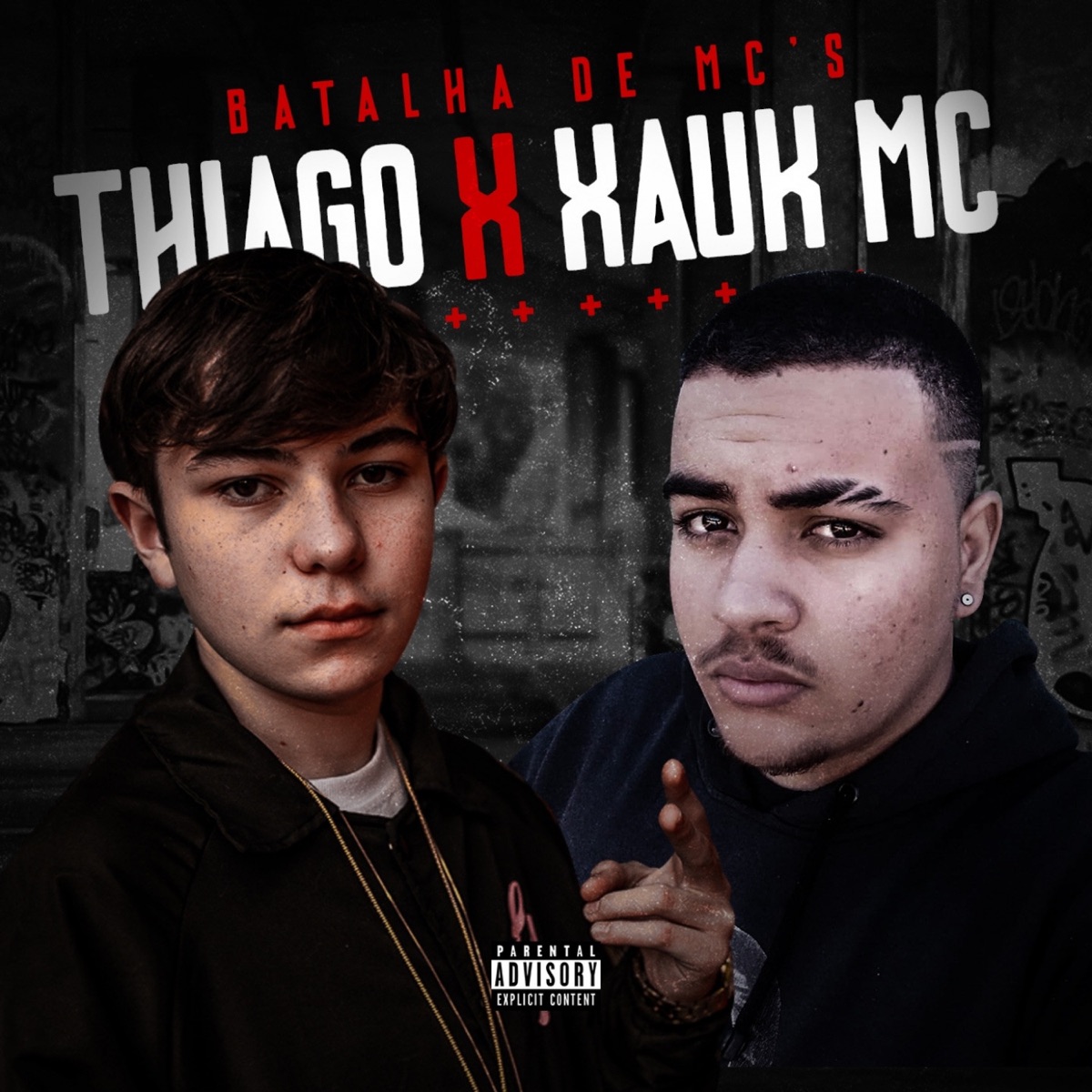 Batalha de Mc's Thiago X Xauk (feat. Xauk) - Single by Thiago Kelbert album cover